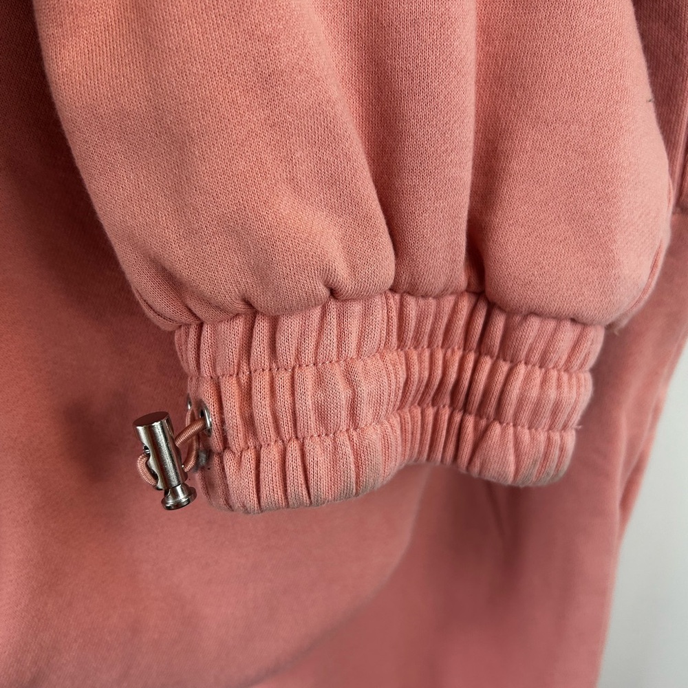 For Love & Lemons M peachy Pink Josie Sweatpants High Rise Gym Sweat Pants - Picture 10 of 14